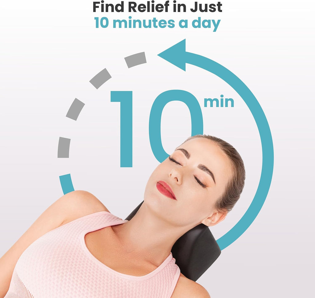 Lumia Wellness Occipital Release Tool Neck and Cervical Traction Pillow for Pain Relief

