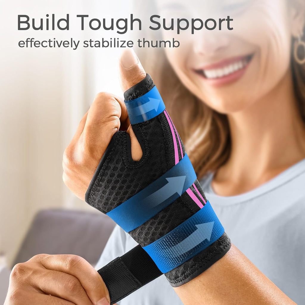 FREETOO Thumb Spica Splint Wrist Hand Brace Support for Arthritis, Trigger Thumb

