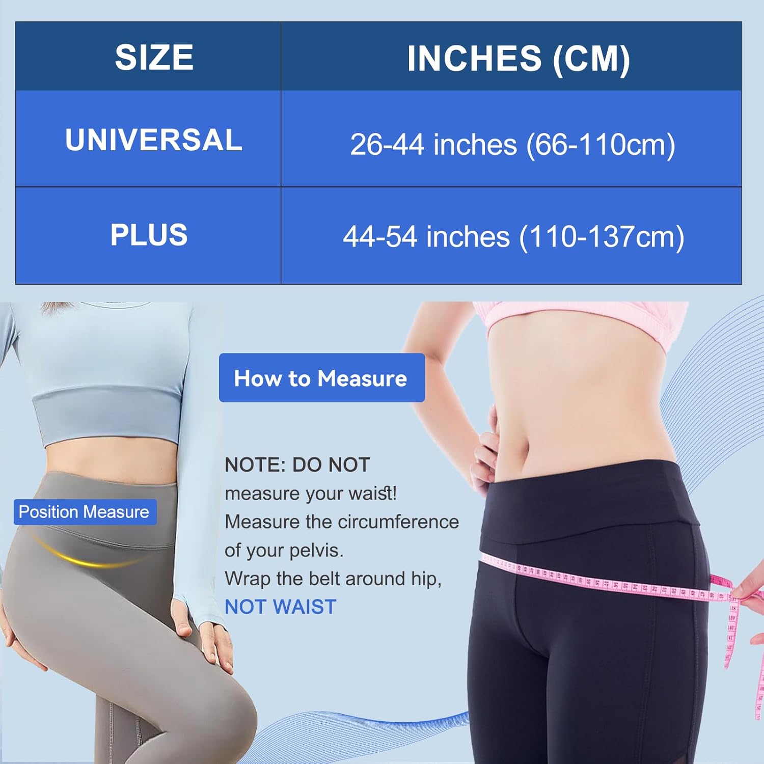 XURDKS Sacroiliac SI Joint Belt, Pelvic Support for Lower Back, Anti-Slip Straps

