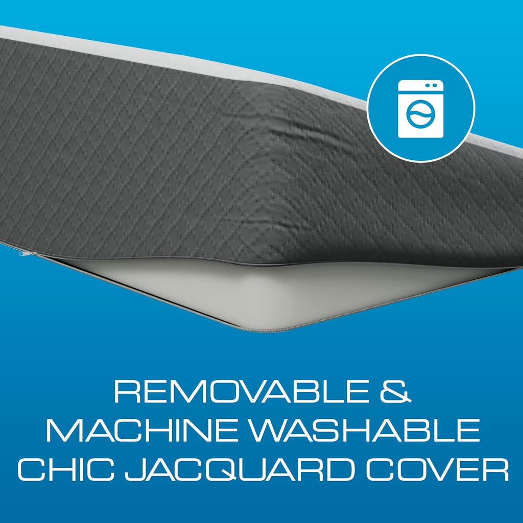 Kolbs Wedge Memory Foam Pillow with Jacquard Cover for Acid Reflux GERD

