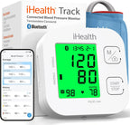iHealth Track smart upper arm blood pressure monitor with wide range Bluetooth cuff


