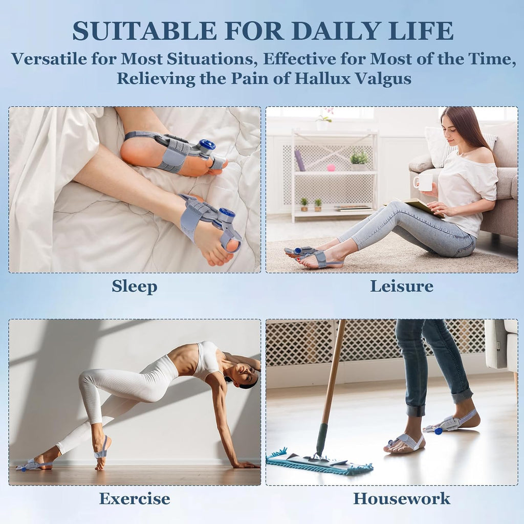 Adjustable Bunion Corrector Toe Straightener for Hallux Valgus Relief Splint

