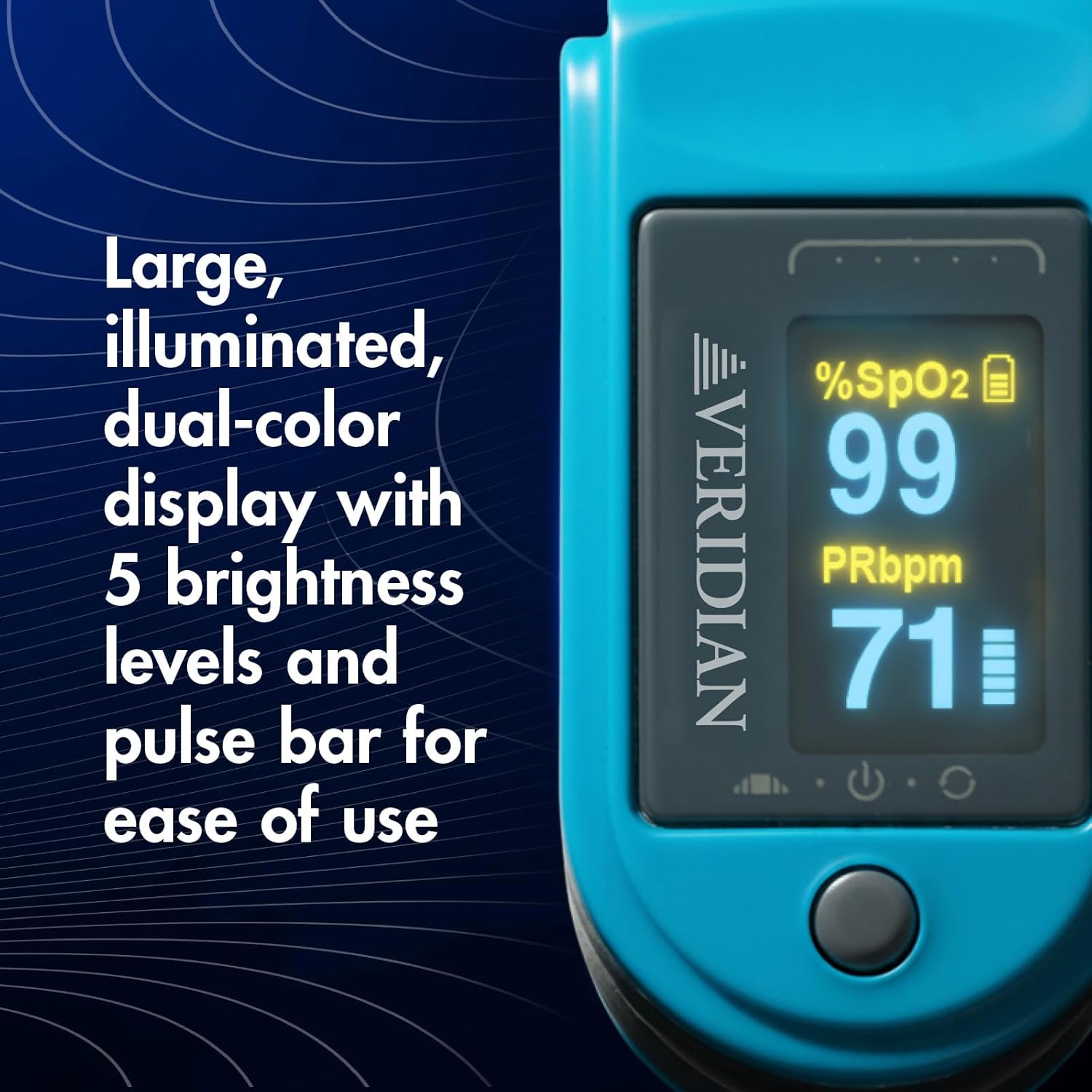 SmartHeart Fingertip Pulse Oximeter for Blood Oxygen Saturation Monitoring

