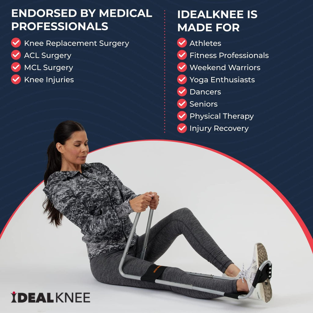 IdealKnee Knee Extension & Pain Relief Device for ACL, MCL, Arthritis Rehab

