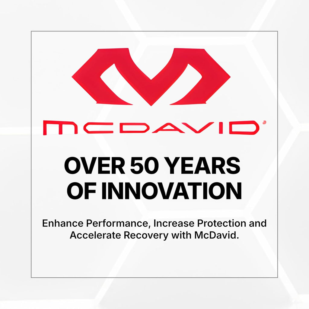 McDavid Gel Insert Knee Compression Sleeve for Impact Absorption and Support

