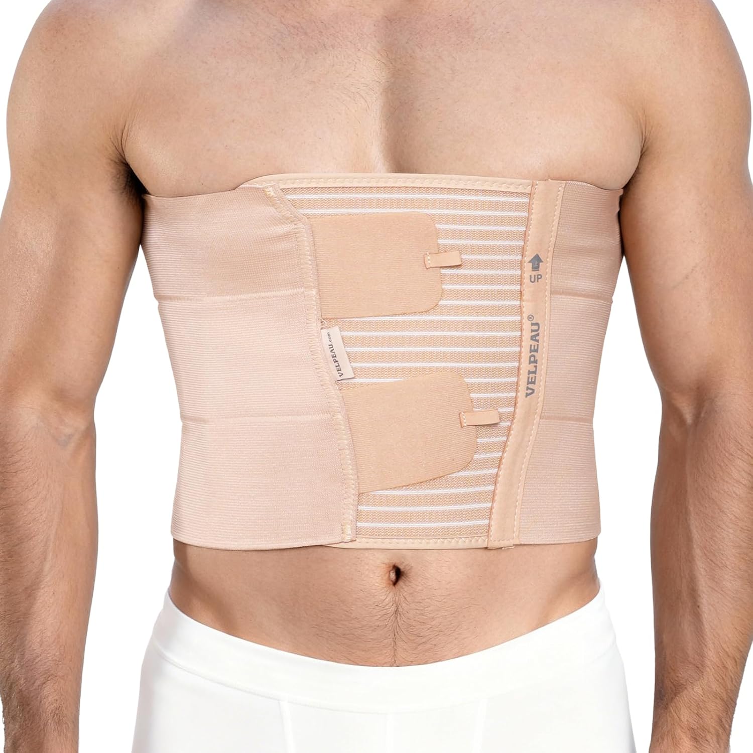 Velpeau Rib Brace Compression Chest Binder Belt for Broken Ribs & Costochondritis

