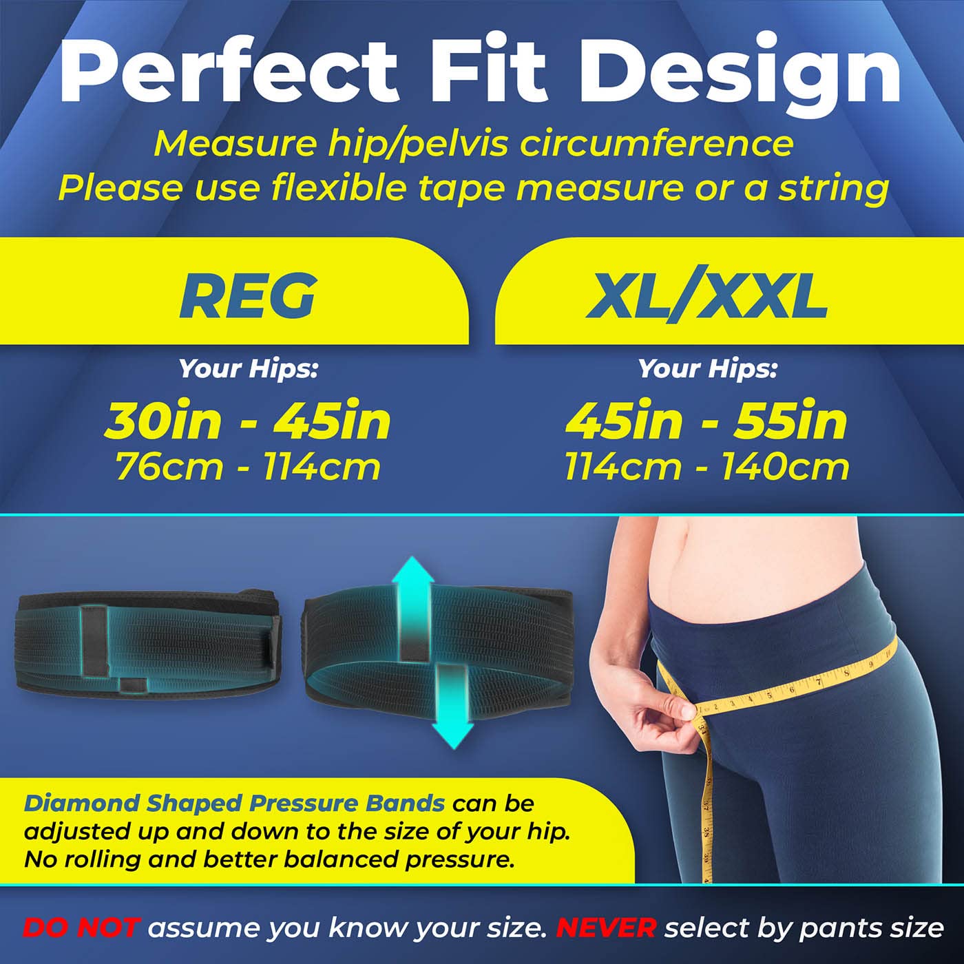 Sparthos Sacroiliac SI Joint Hip Belt Support Brace for Sciatica and Lower Back Pain

