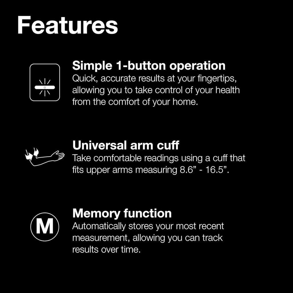 Braun ExactFit 1 Upper Arm Digital Blood Pressure Monitor with Adjustable Cuff BUA5000

