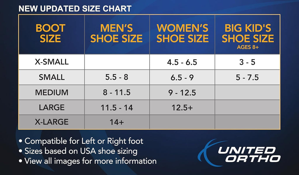 United Ortho Cam Walker Fracture Boot Standard Walking Brace

