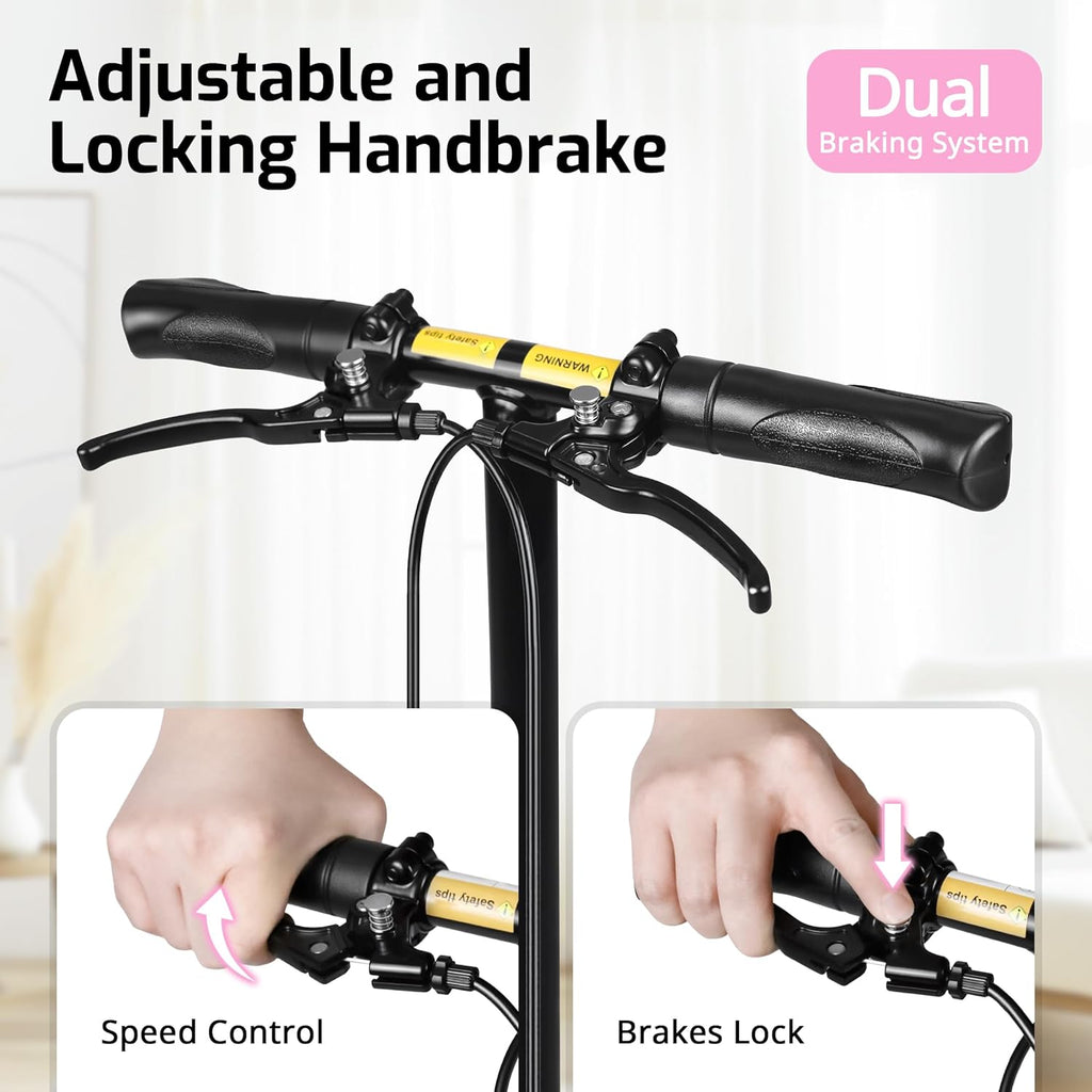 VitaSophy All-Terrain Knee Scooter with Disc Brakes, Steerable Knee Walker

