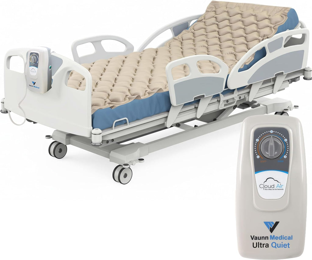 Vaunn Medical Cloud Air alternating pressure mattress topper with pump

