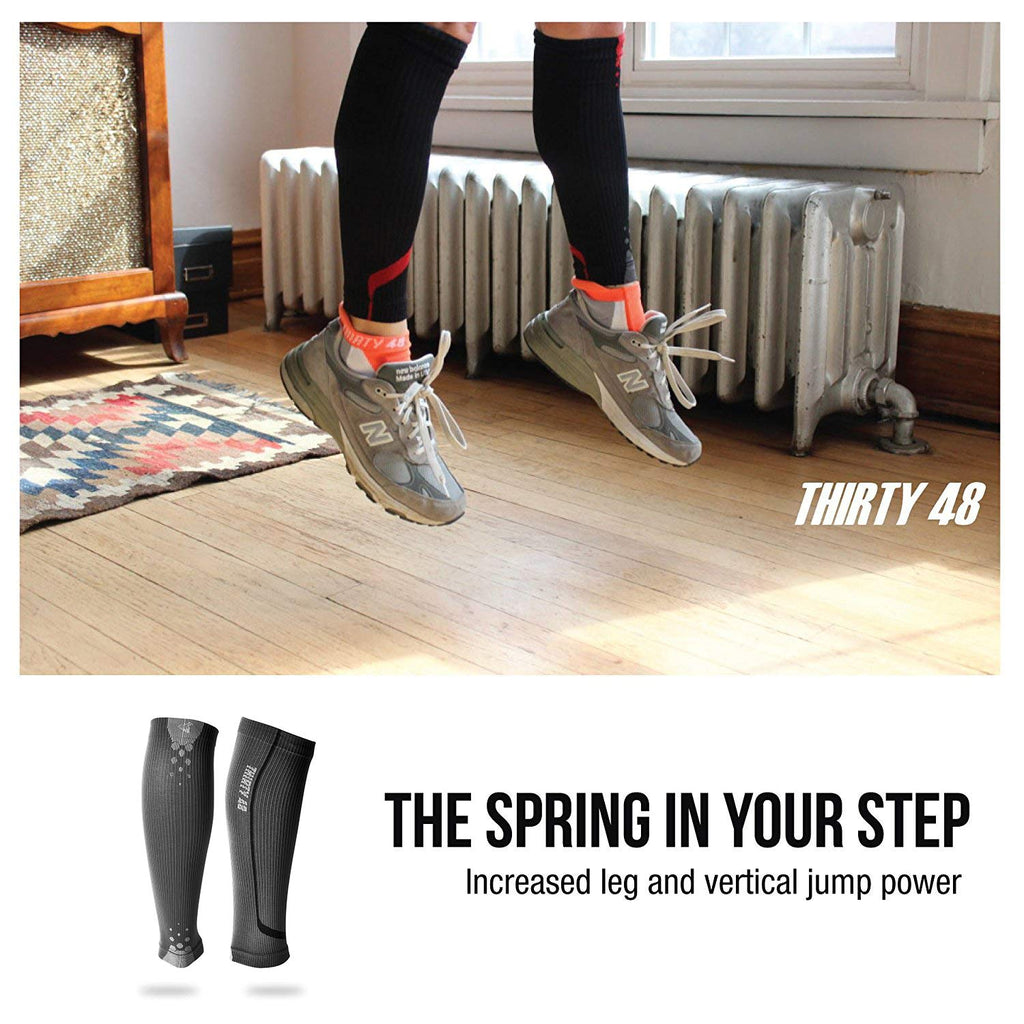 Thirty48 Graduated Calf Compression Sleeves 15-20 and 20-30 mmHg


