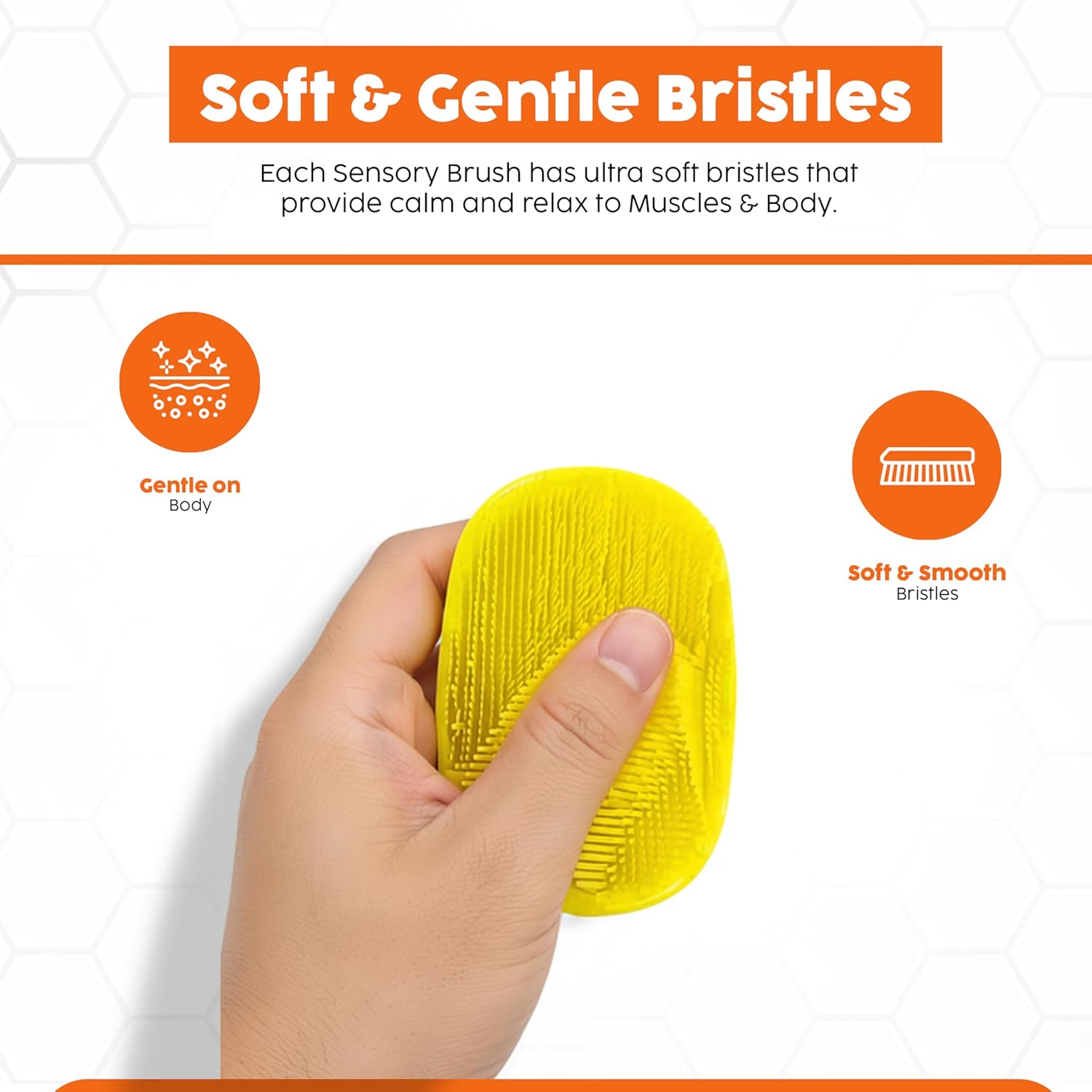 Wilbarger Method Therapressure Therapy Brush, Sensory Brushing Tool

