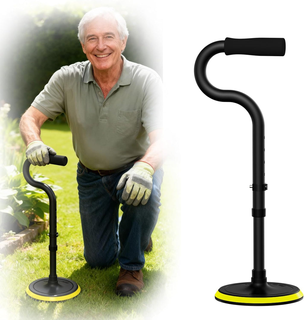 Standing Assist Device Mobility Aid for Seniors, Adjustable Height Floor-to-Stand Tool

