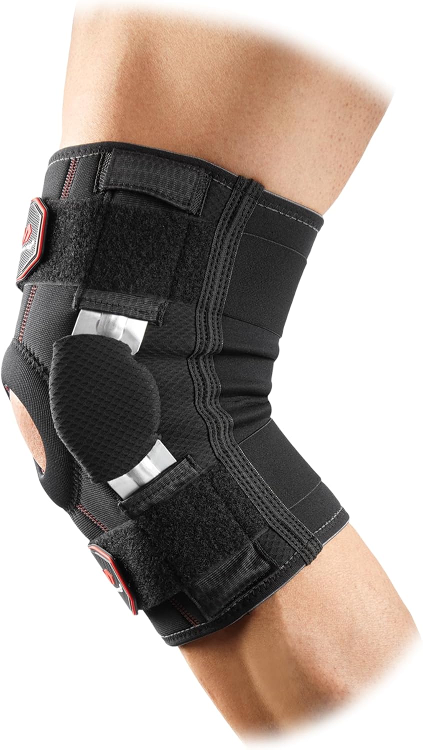 McDavid Hinged Knee Brace for Men & Women, Compression Knee Support Sleeve

