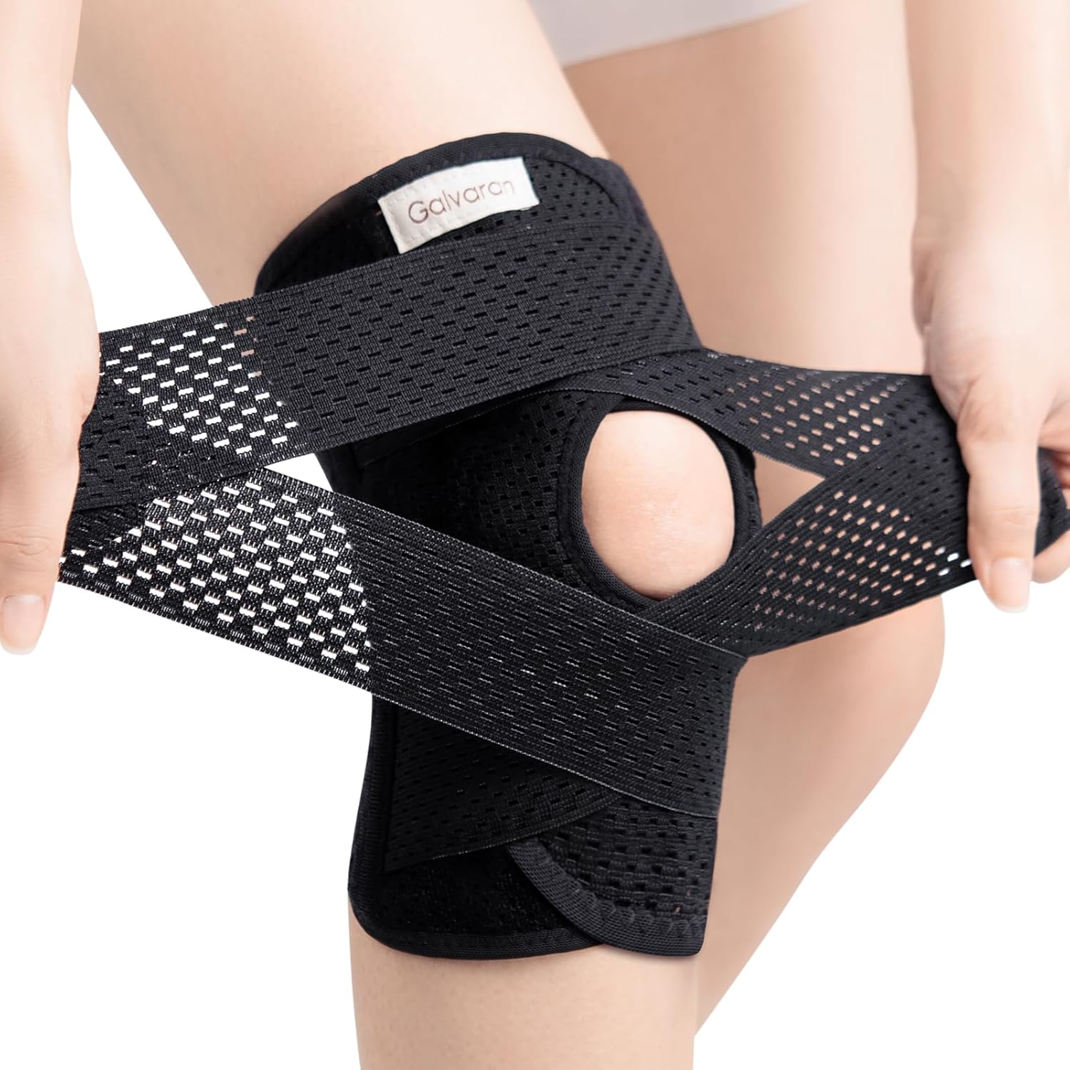 Galvaran Knee Brace with Side Stabilizers for Meniscus, ACL, MCL Support

