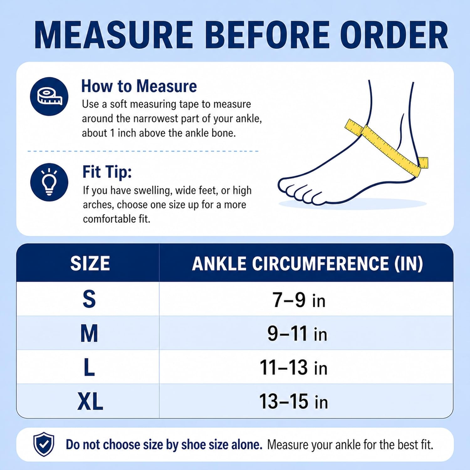 Figure 8 Ankle Brace for Men and Women, Ankle Stabilizer with Pull Lace Fit

