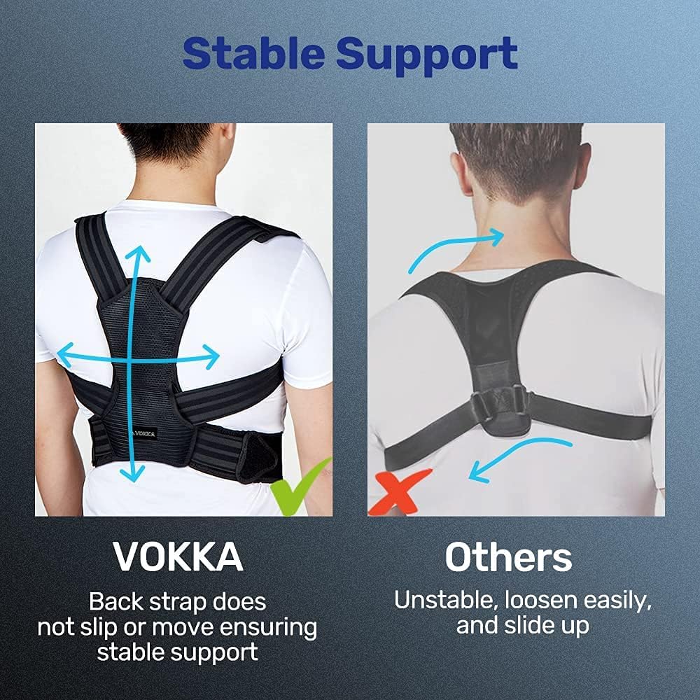 VOKKA Posture Corrector for Back Support

