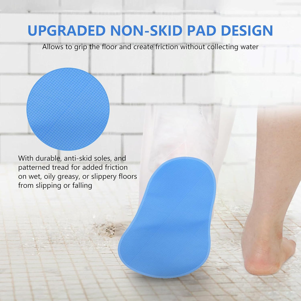 YUNCHI Waterproof Shower Cast Protector with Non-Slip Bottom for Recovery

