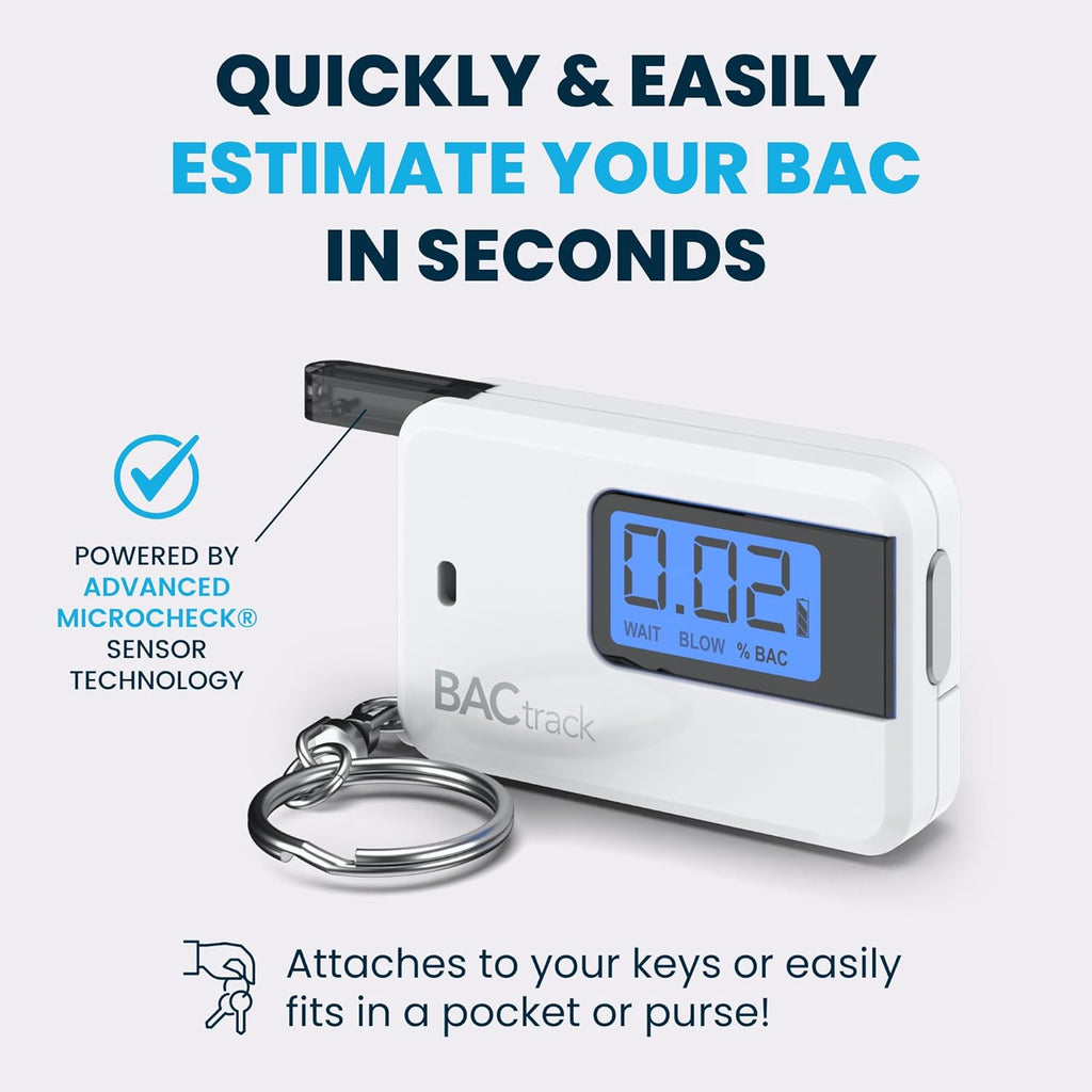 BACtrack Go Keychain Breathalyzer Portable Pocket Alcohol Tester

