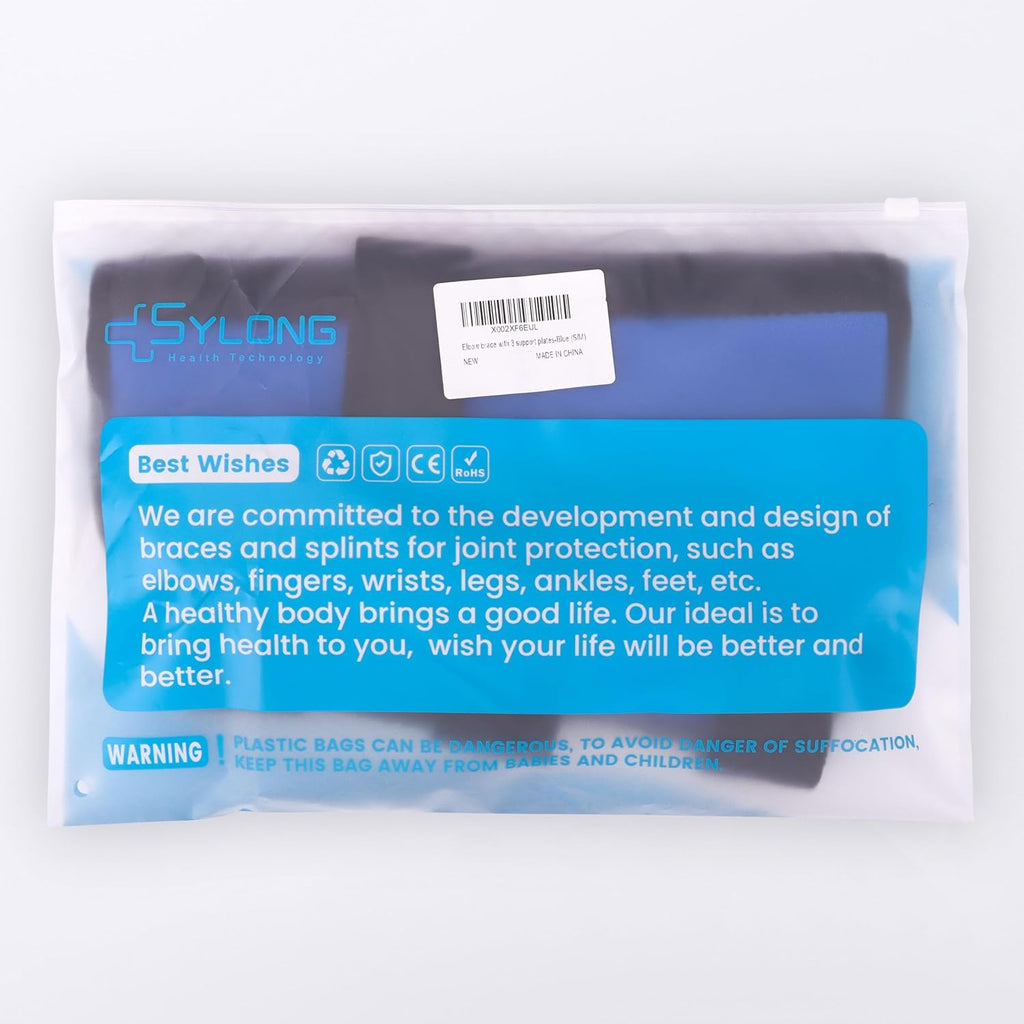 Sylong Elbow Night Splint Brace for Cubital Tunnel Syndrome Ulnar Nerve Support

