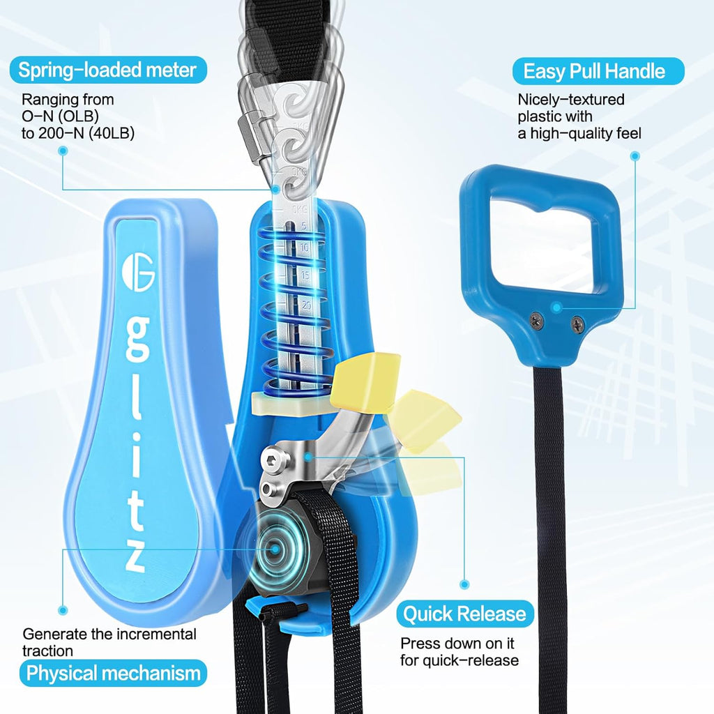 Cervical Neck Traction Device for Home Use, Over-Door Neck Stretcher Sling

