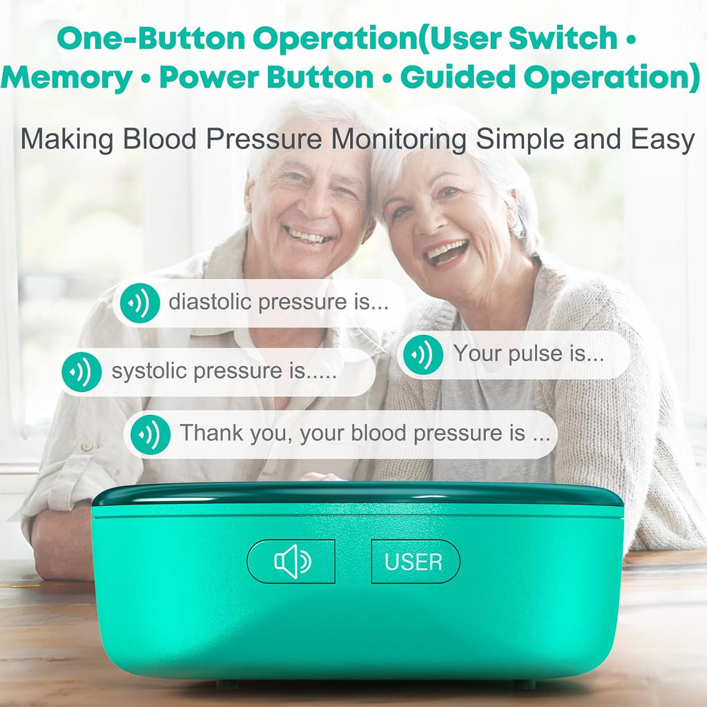 Wrist Blood Pressure Monitor, Rechargeable Digital BP Meter with Carrying Case

