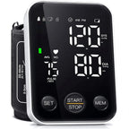 Oklar Upper Arm Blood Pressure Monitor, One-Button BP Machine with LED Display