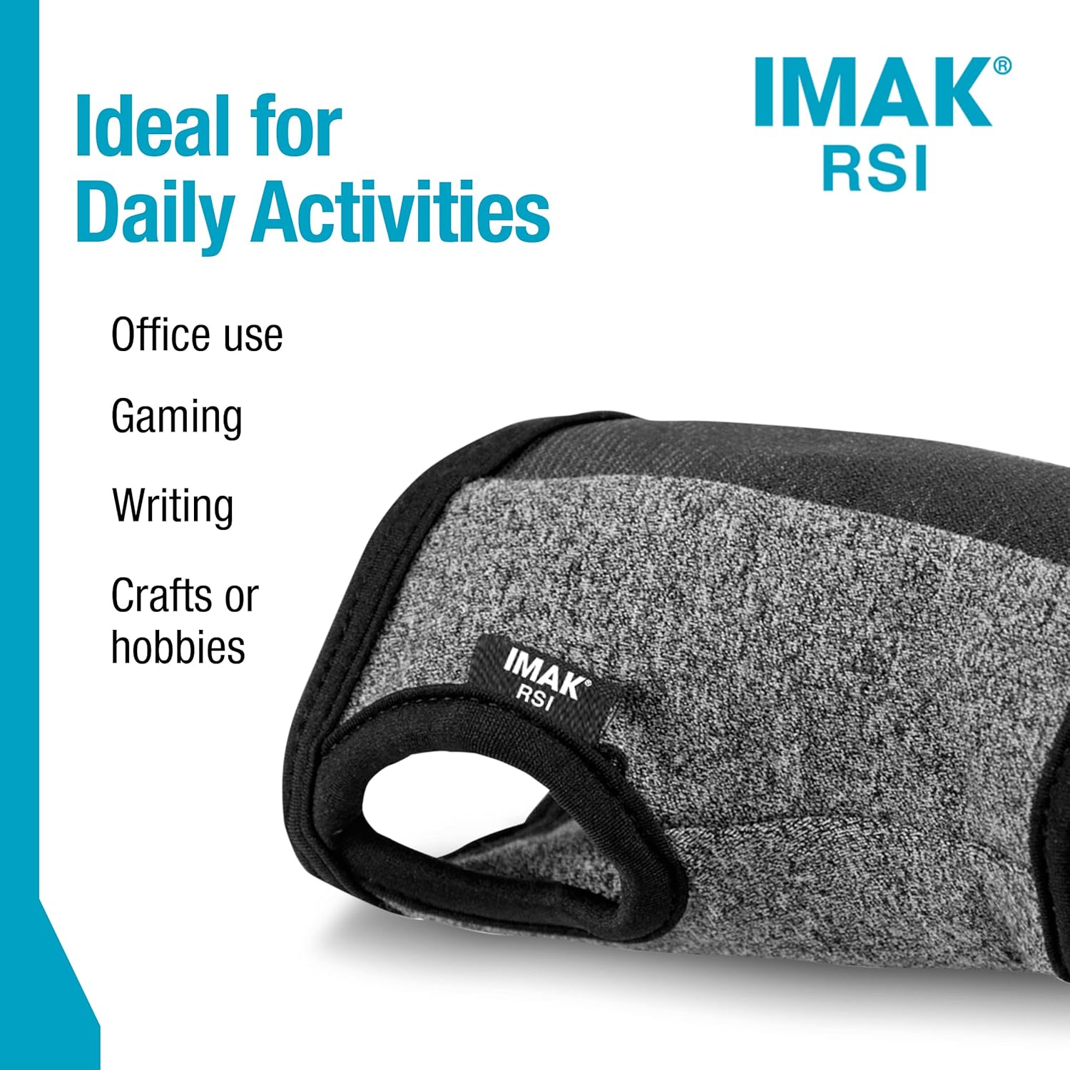 Brownmed IMAK RSI Computer Glove Compression Wrist Brace for Carpal Tunnel Support

