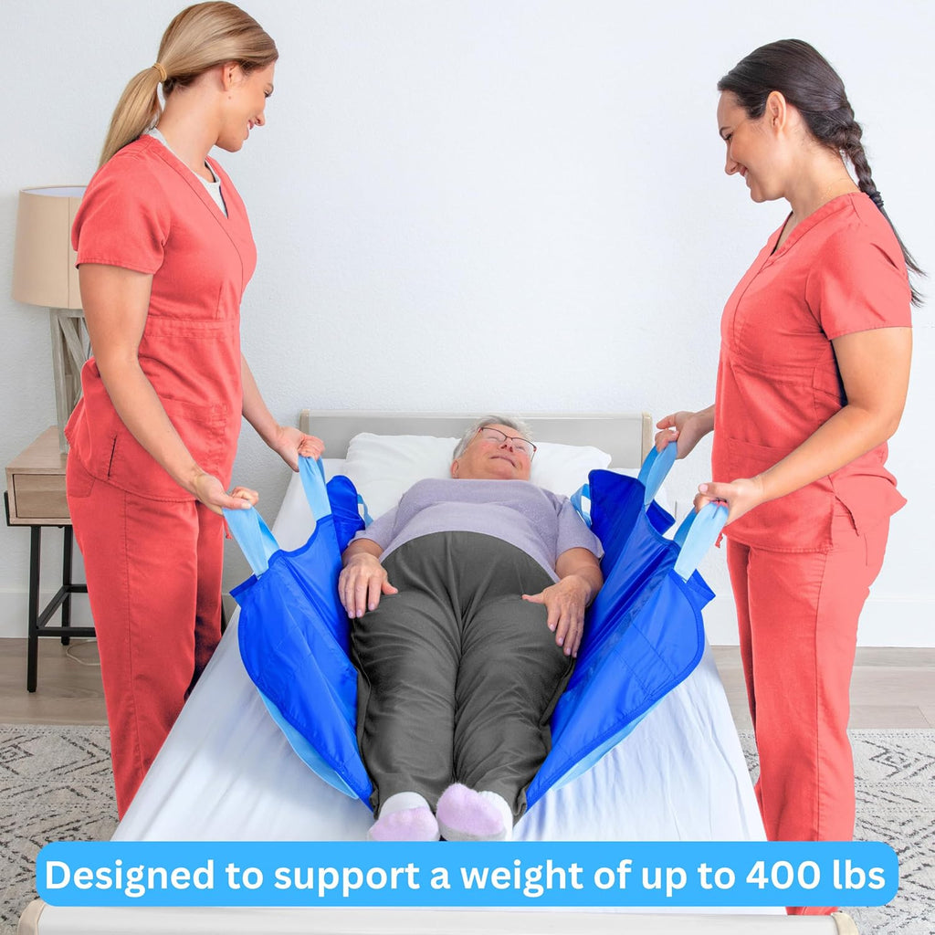 EYRA Bed Positioning Pad with Reinforced Handles for Patient Transfers 40 x 48 in


