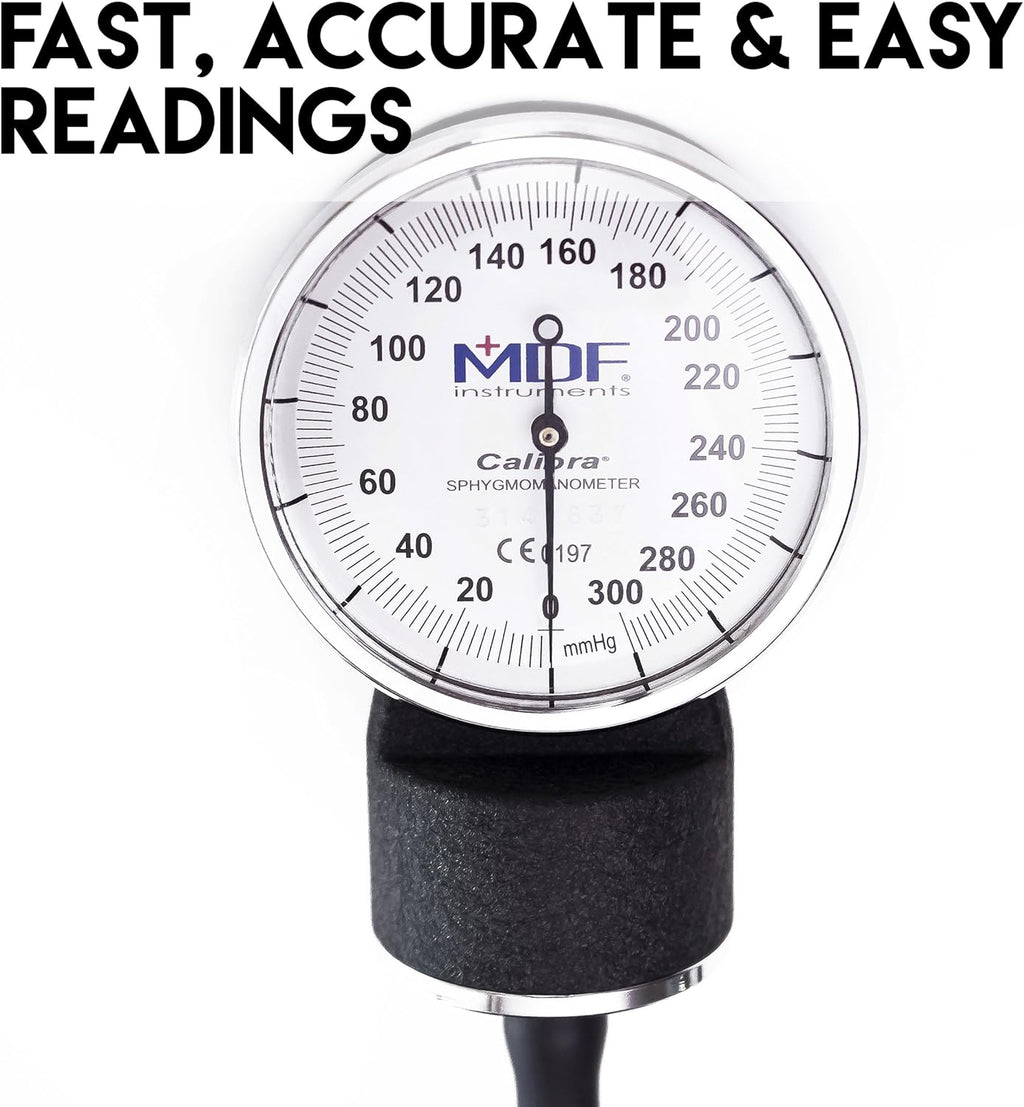 MDF Instruments Calibra Aneroid professional blood pressure monitor with carrying case

