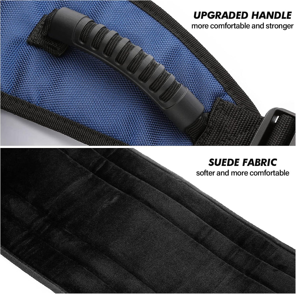 VERY100 Gait Belt Transfer Belt with Padding Handles and One-Click Buckle

