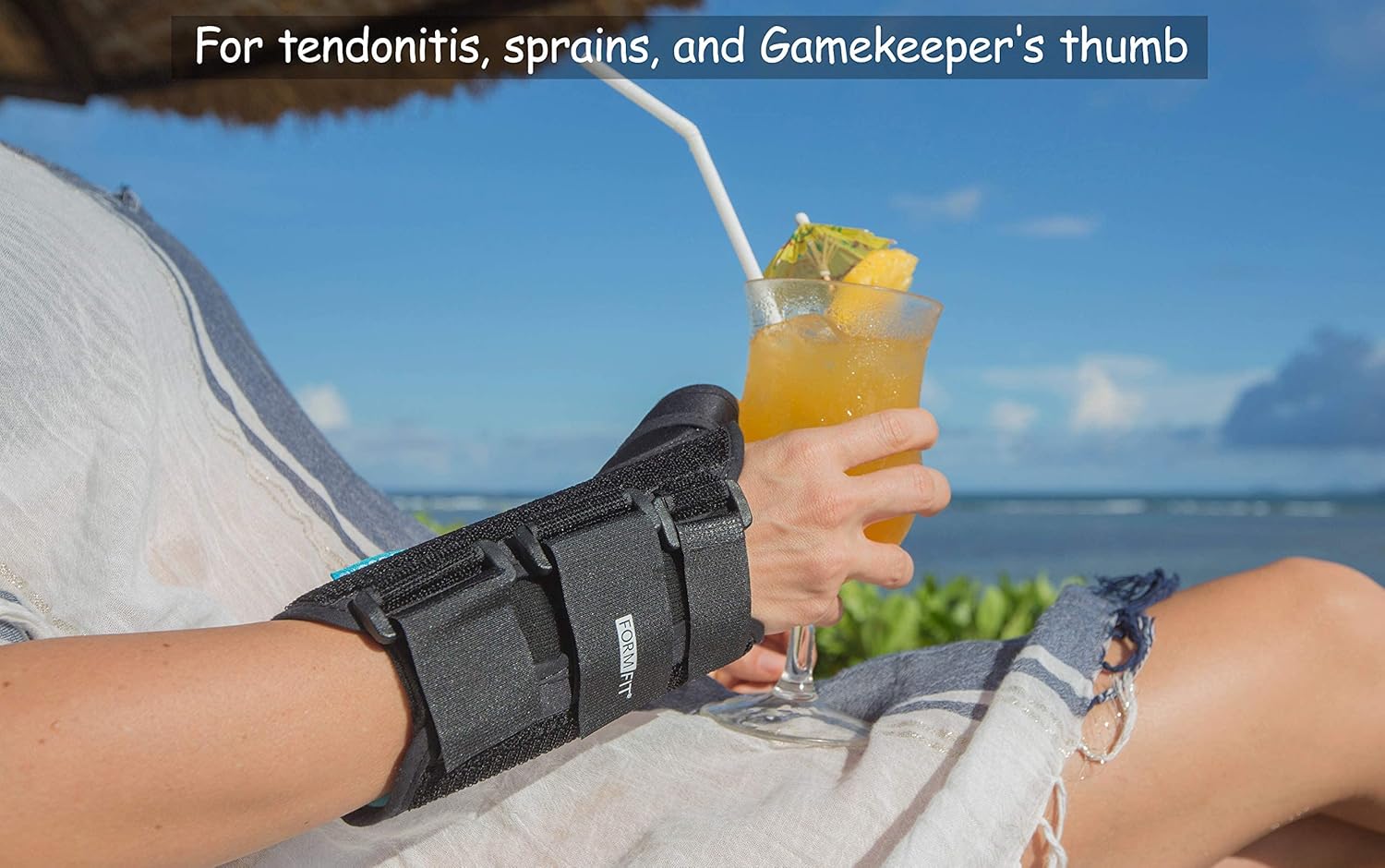 Ossur Form Fit Thumb Spica Arthritis Support, Breathable Contoured Tendonitis Brace

