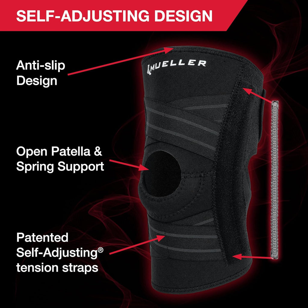 Mueller Sports Medicine Self-Adjusting Knee Brace, Compression Support for Pain Relief

