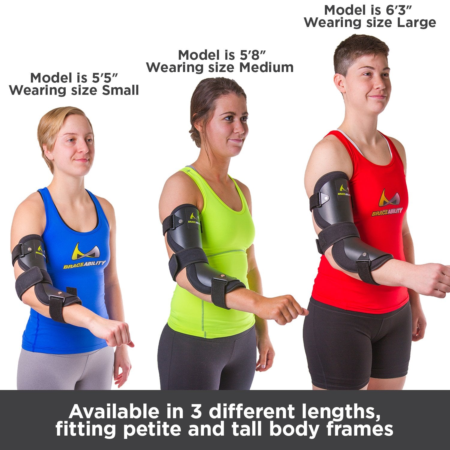 BraceAbility Cubital Tunnel Elbow Brace Splint for Ulnar Nerve Pain Relief

