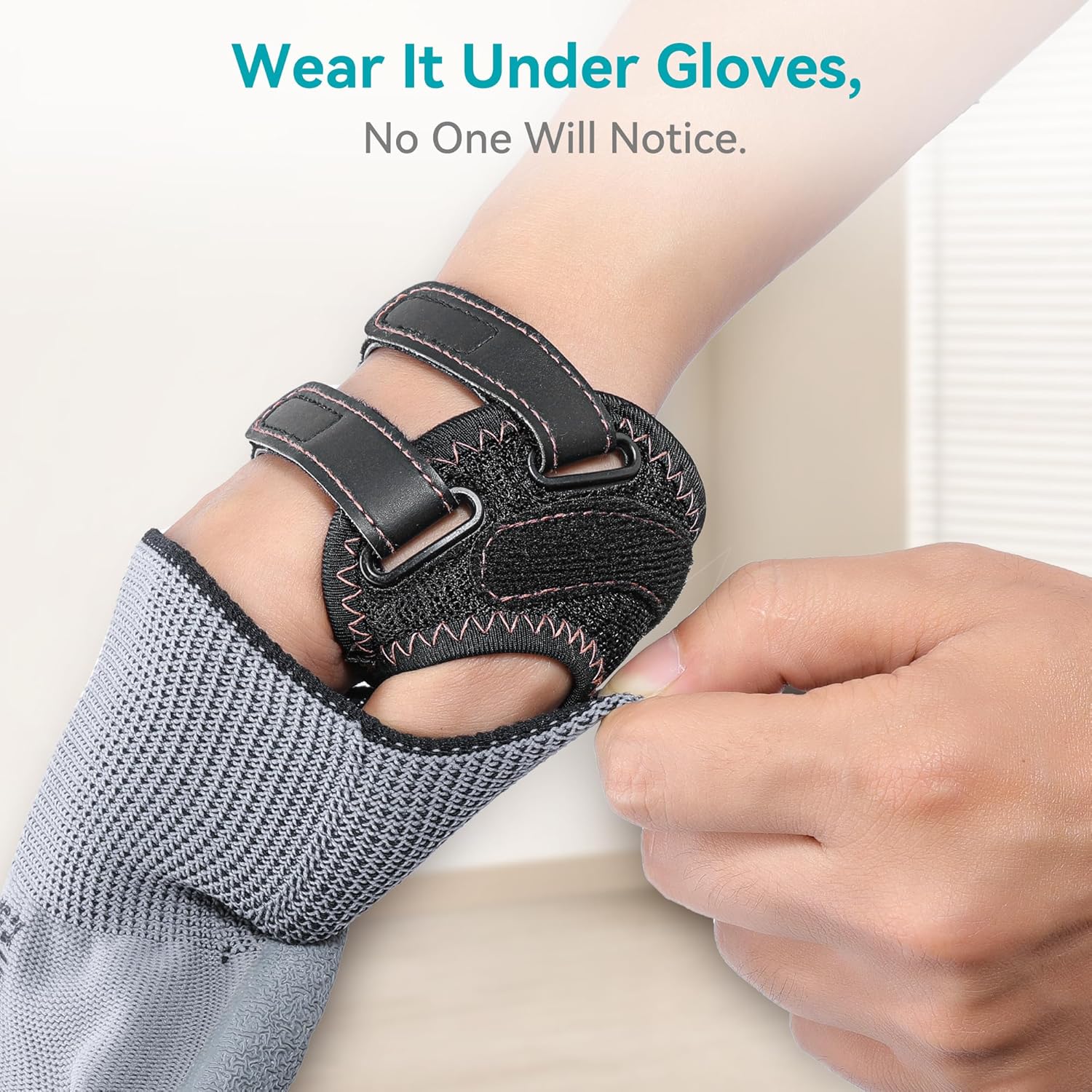 FORTEMOTUS CMC Thumb Brace Nylon Thumb Splint for Basal Joint Pain Support

