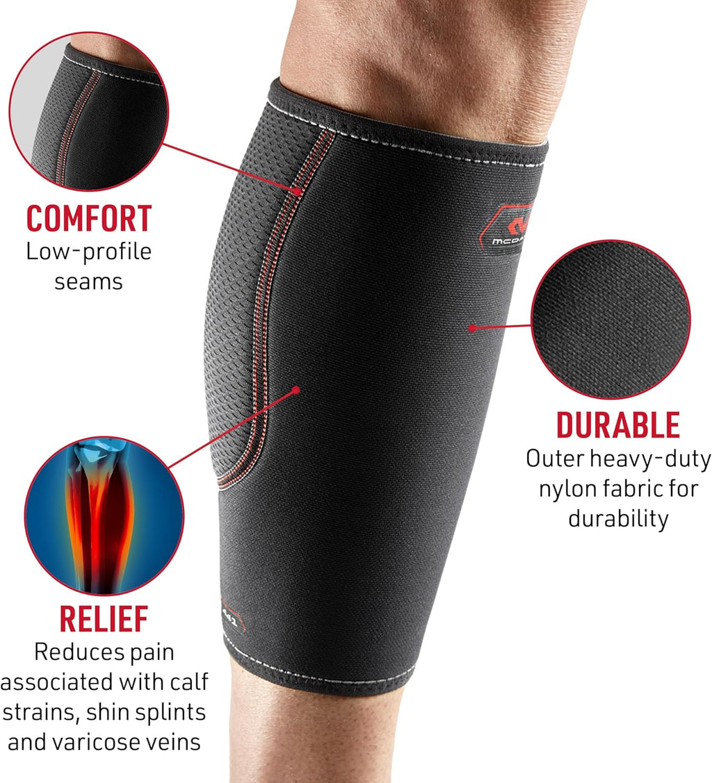 McDavid Latex-Free Calf Compression Sleeve for Shin Splints and Varicose Veins

