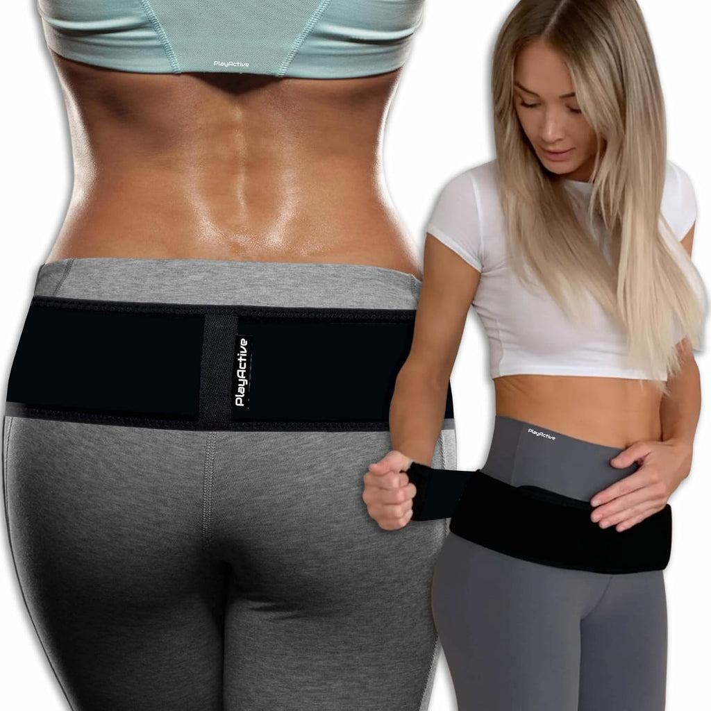 PlayActive Sacroiliac SI Joint Belt for Sciatica and Lower Back Support Brace

