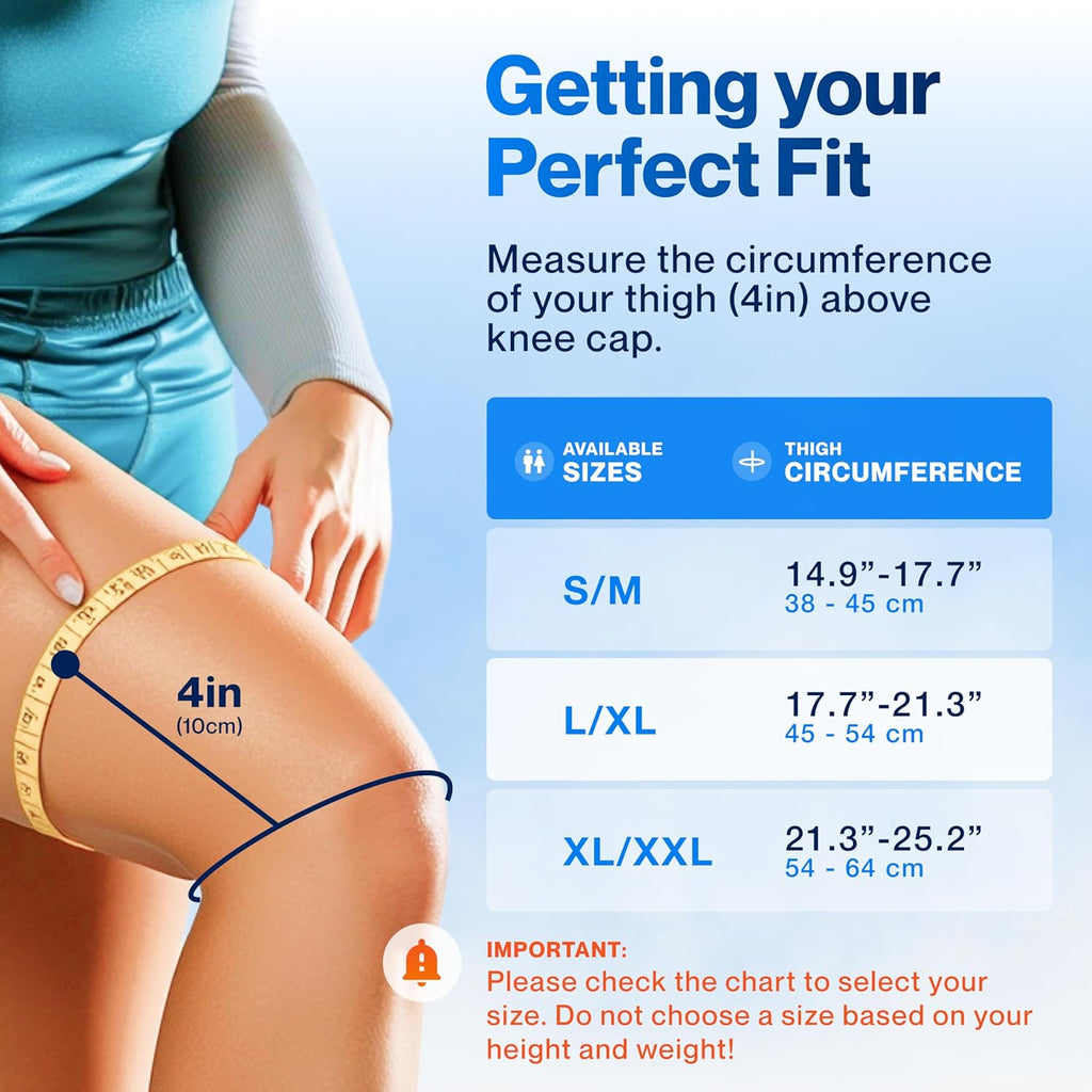 Modvel Elite Knee Brace with Patella Gel Pads and Side Stabilizers for ACL Support

