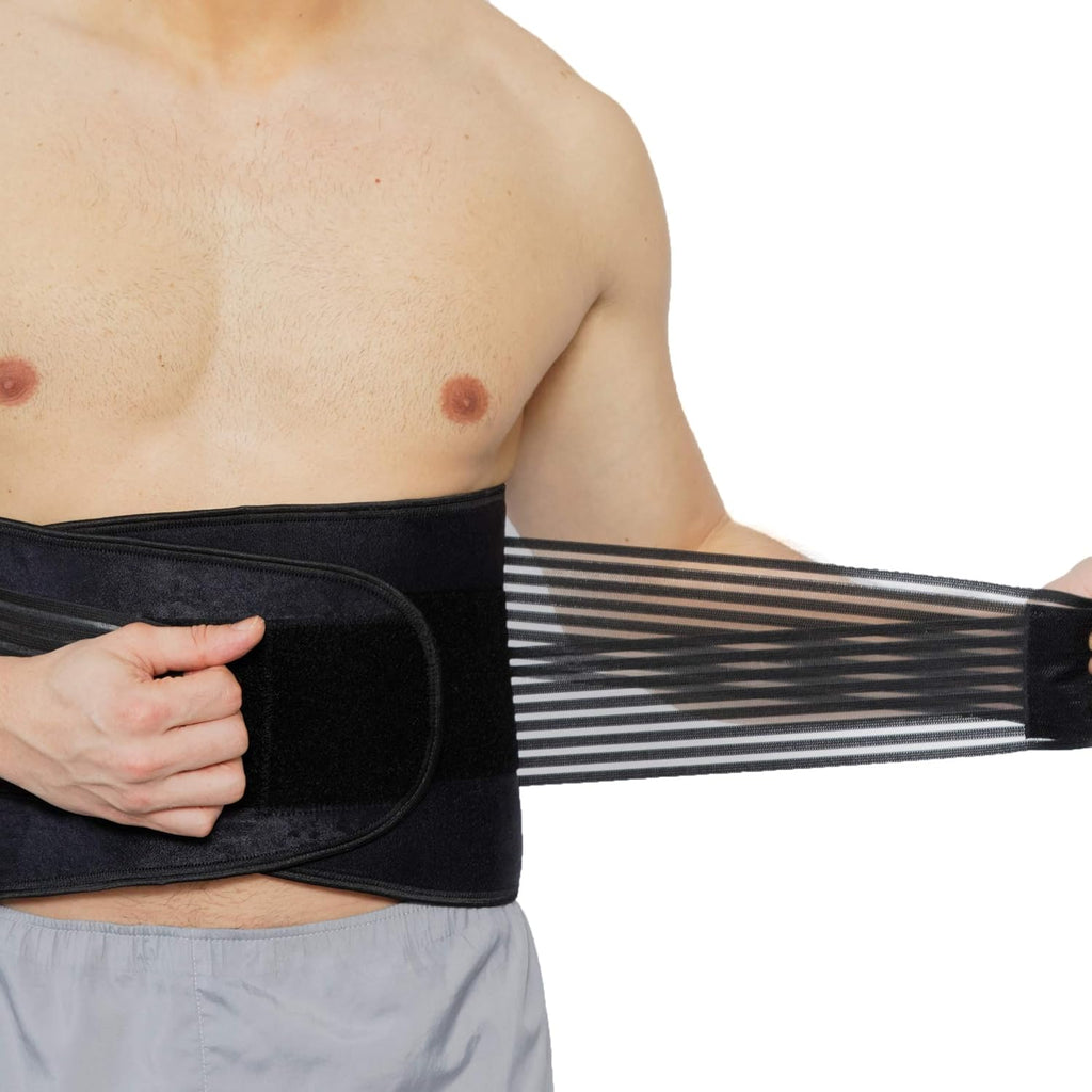 NeoTech Care Neoprene Back Brace Adjustable Breathable Lumbar Support Belt


