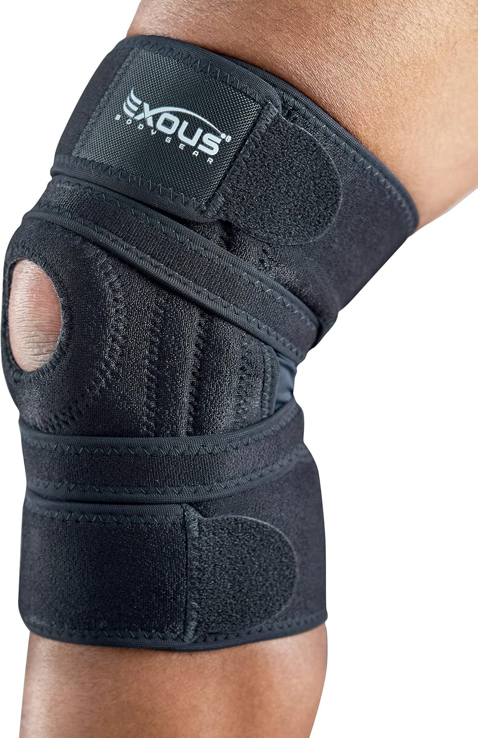 EXOUS Bodygear Knee Brace for Arthritis Pain, Adjustable Wraparound Support

