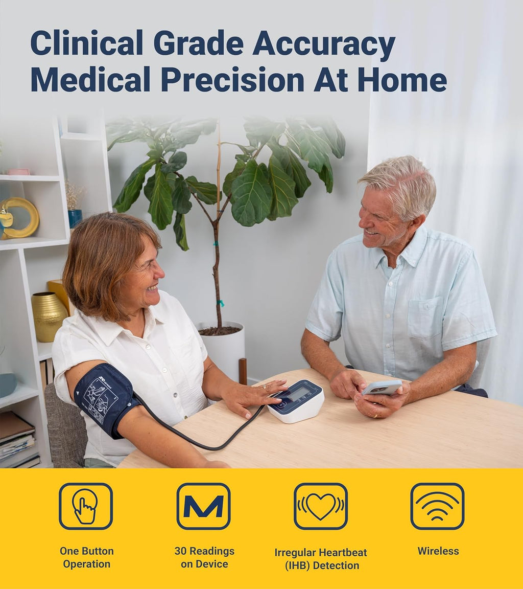 A&D Medical UA-651BLE Upper Arm Blood Pressure System with Wide-Range Cuff


