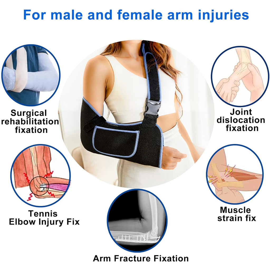 VISKONDA Arm Sling Shoulder Immobilizer Rotator Cuff Support Brace

