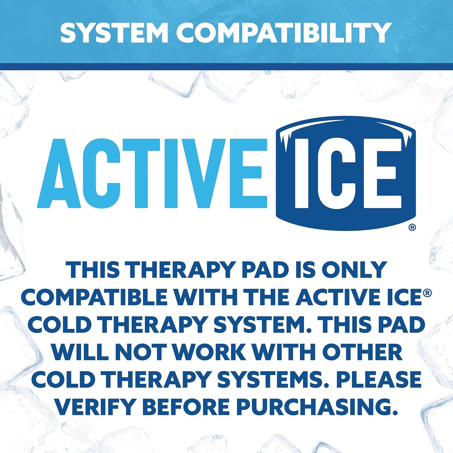 Polar Active Ice 3-in-1 Knee, Ankle & Elbow Therapy Pad with Attached Belts

