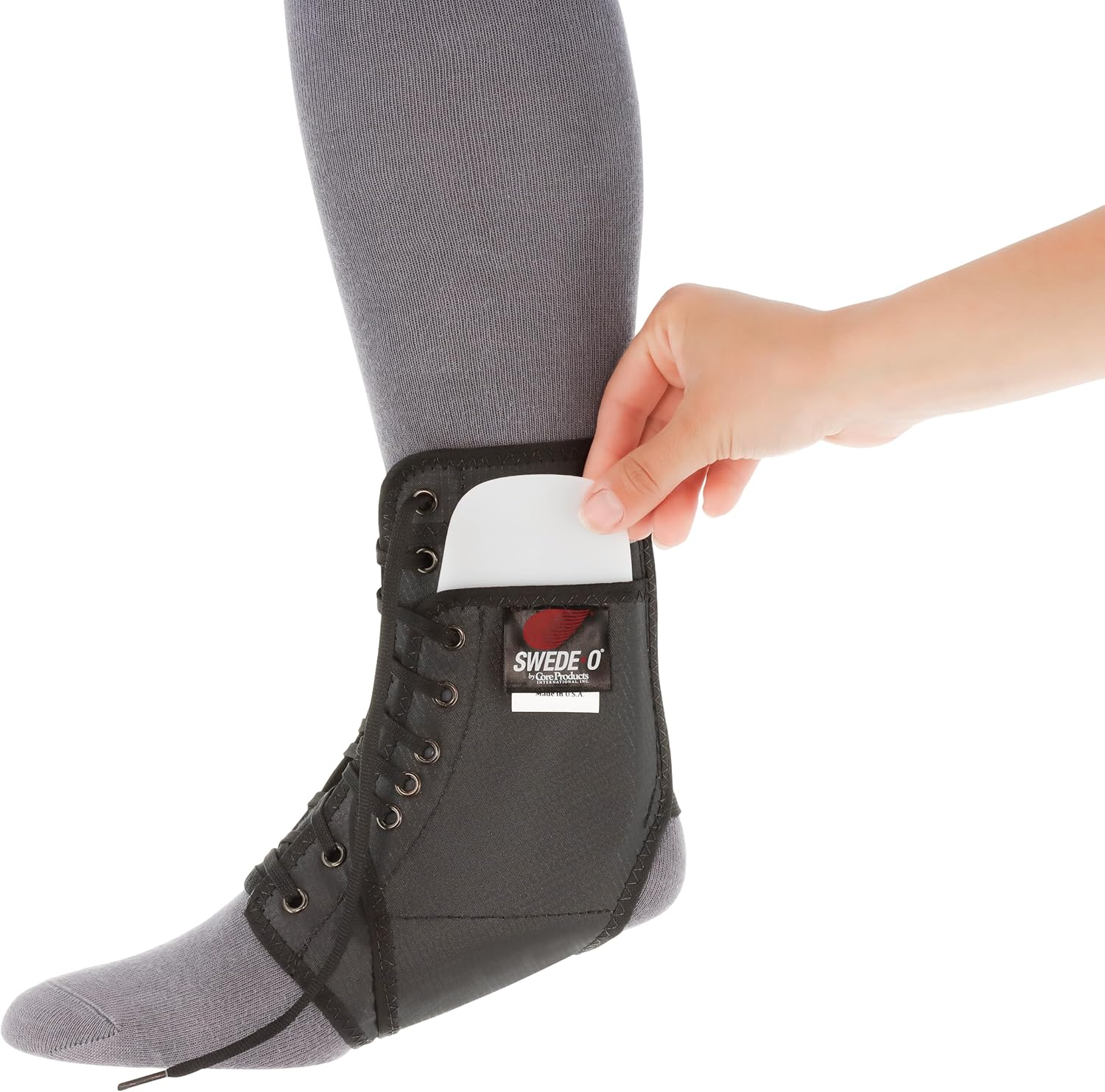 Swede-O Ankle Lok Ankle Brace with Spiral Stays and Removable Stabilizers

