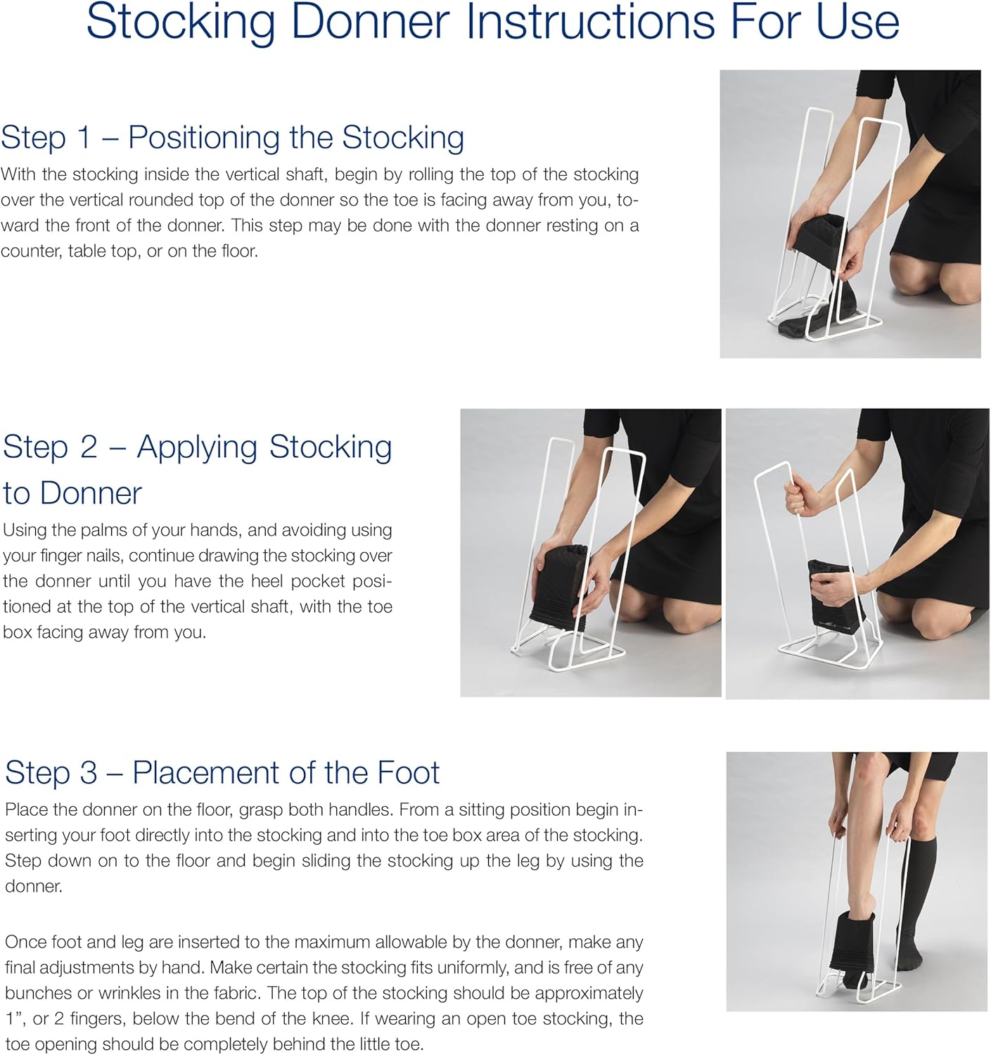 Truform Stocking Donner Compression Sock Applicator for Hosiery

