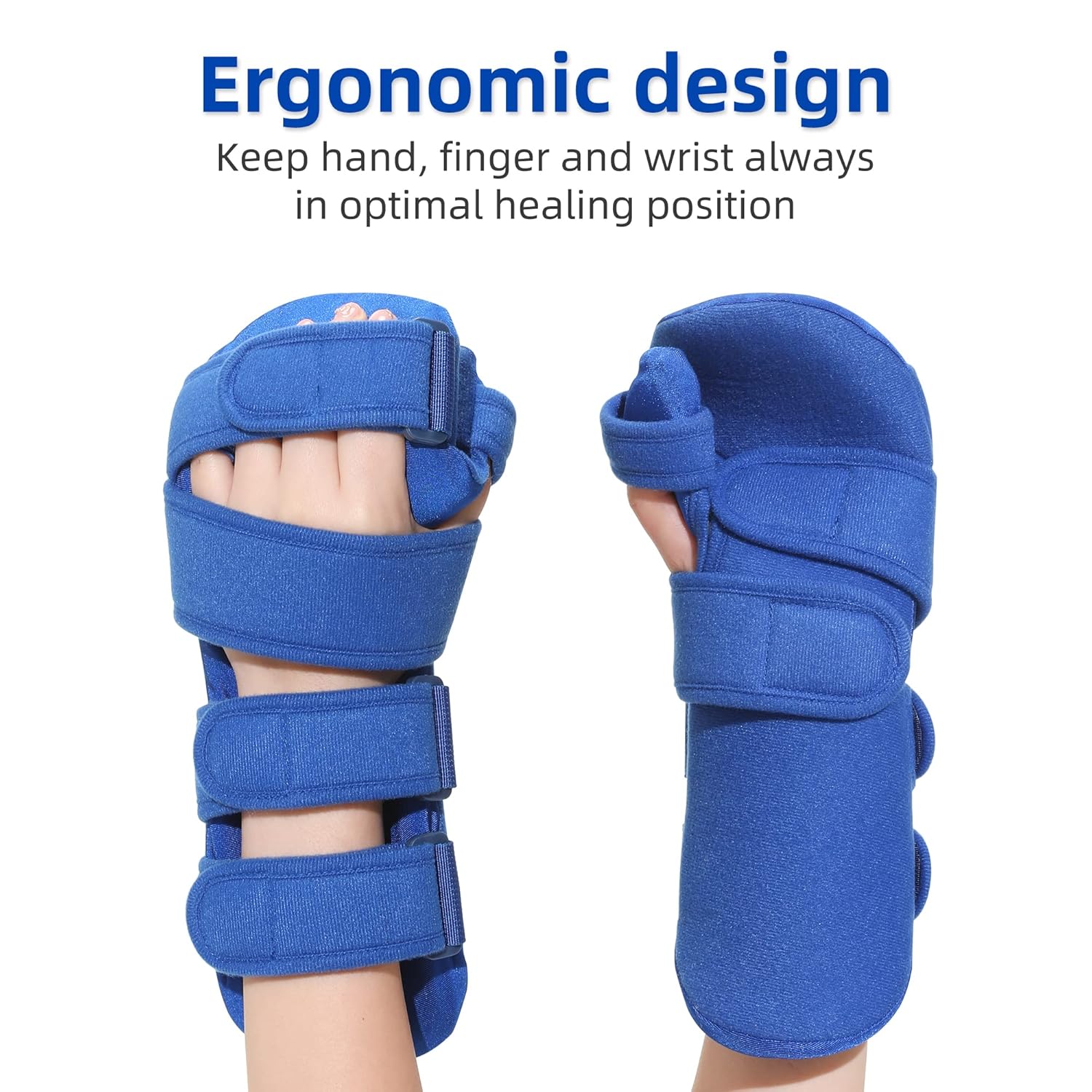 Fanwer Resting Hand Splint for Stroke Recovery, Carpal Tunnel, Arthritis, Tendonitis

