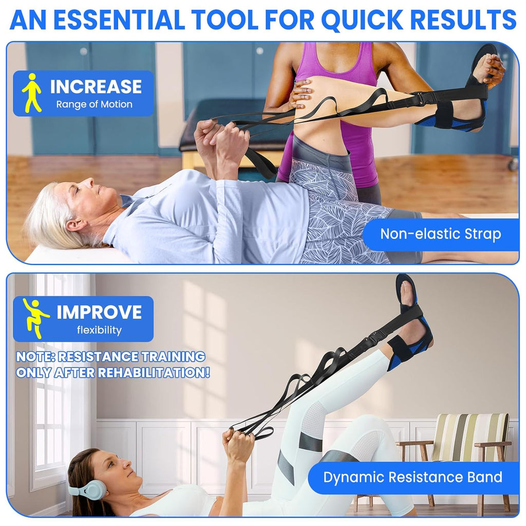 JNATER Knee Replacement Recovery Aids for Knee Rehabilitation, Stretching Straps

