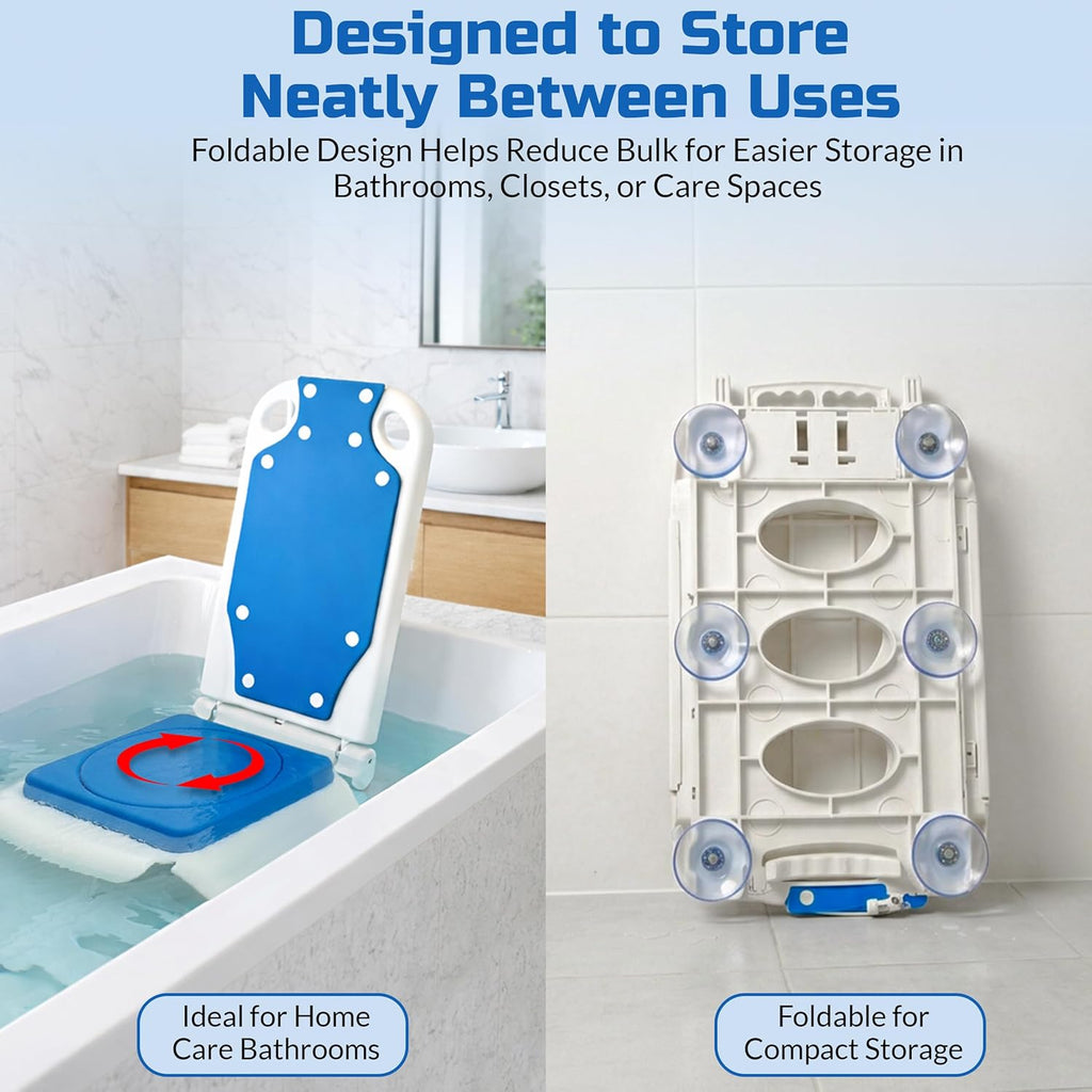 Platinum Health Tranquilo Electric Bath Lift with Rotating Padded Seat, 300 lb

