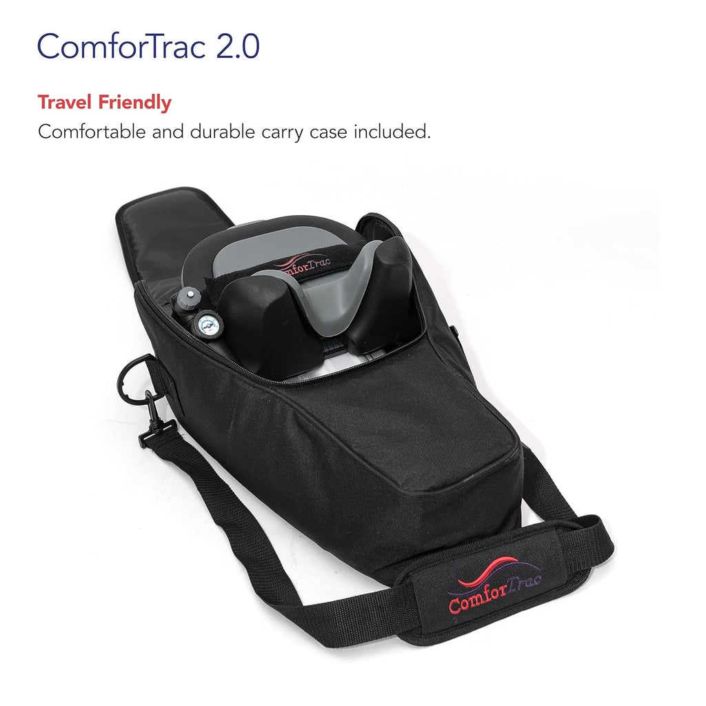 ComforTrac Deluxe Home Cervical Traction Kit with Memory Foam Headrest & Carrying Case

